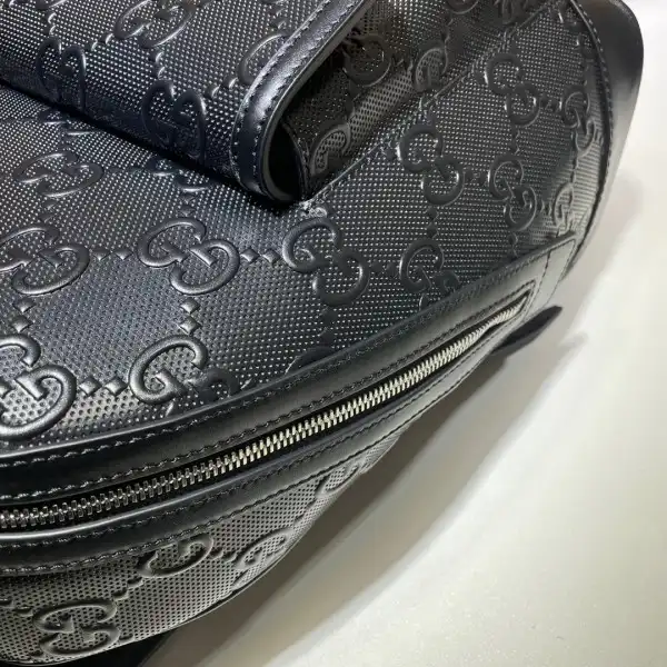 OldCobbler Bags GUCCI GG embossed backpack 0131