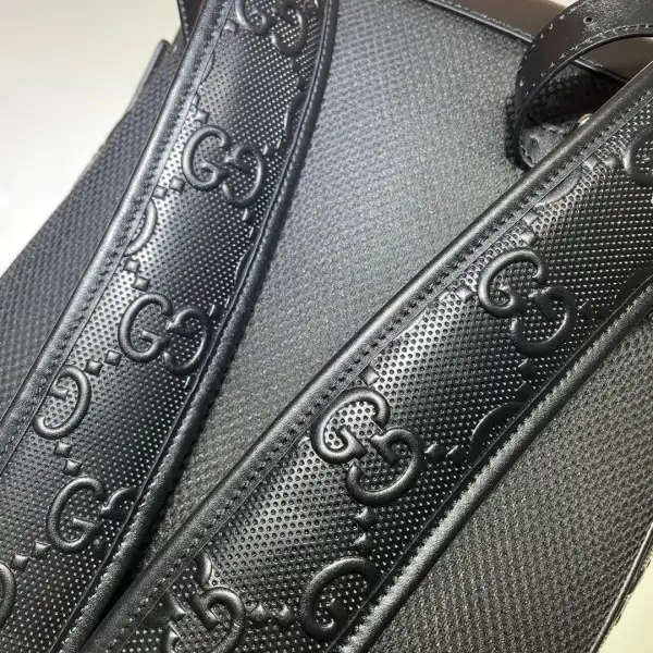 OldCobbler Bags GUCCI GG embossed backpack 0131