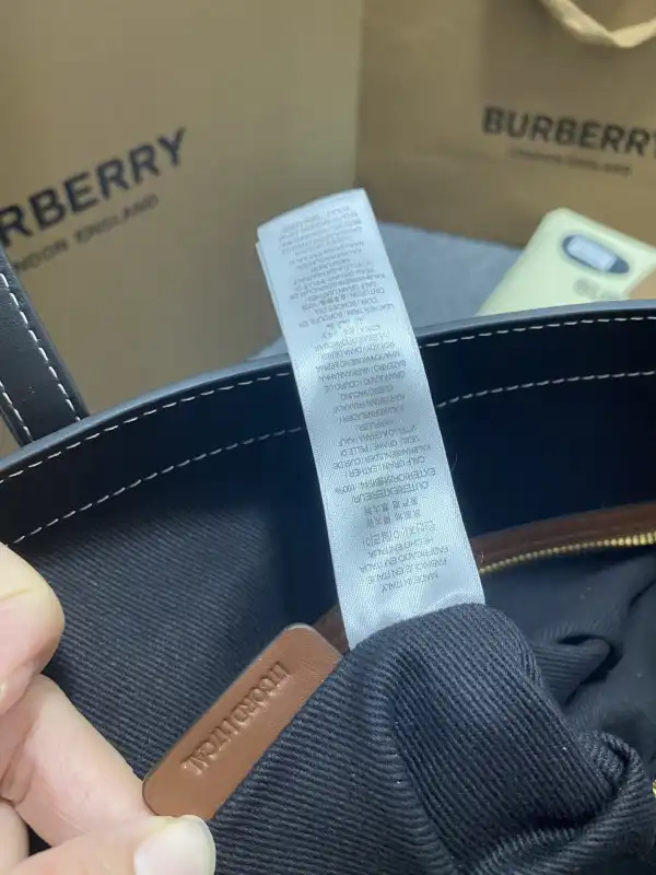 OldCobbler Bags BURBERRY Medium Check Tote bag-34*14*28CM 0130