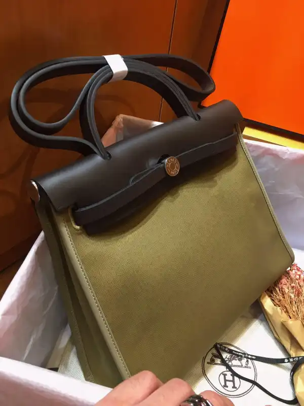 OldCobbler Bags HERMES HERBAG 31CM ALL HANDMADE 0127