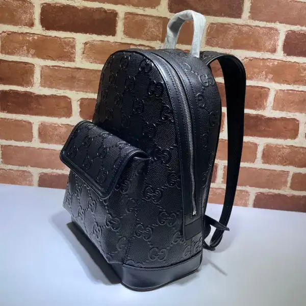 OldCobbler Bags GUCCI GG embossed backpack 0131