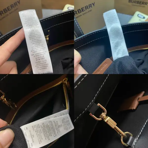 OldCobbler Bags BURBERRY Medium Check Tote bag-34*14*28CM 0130