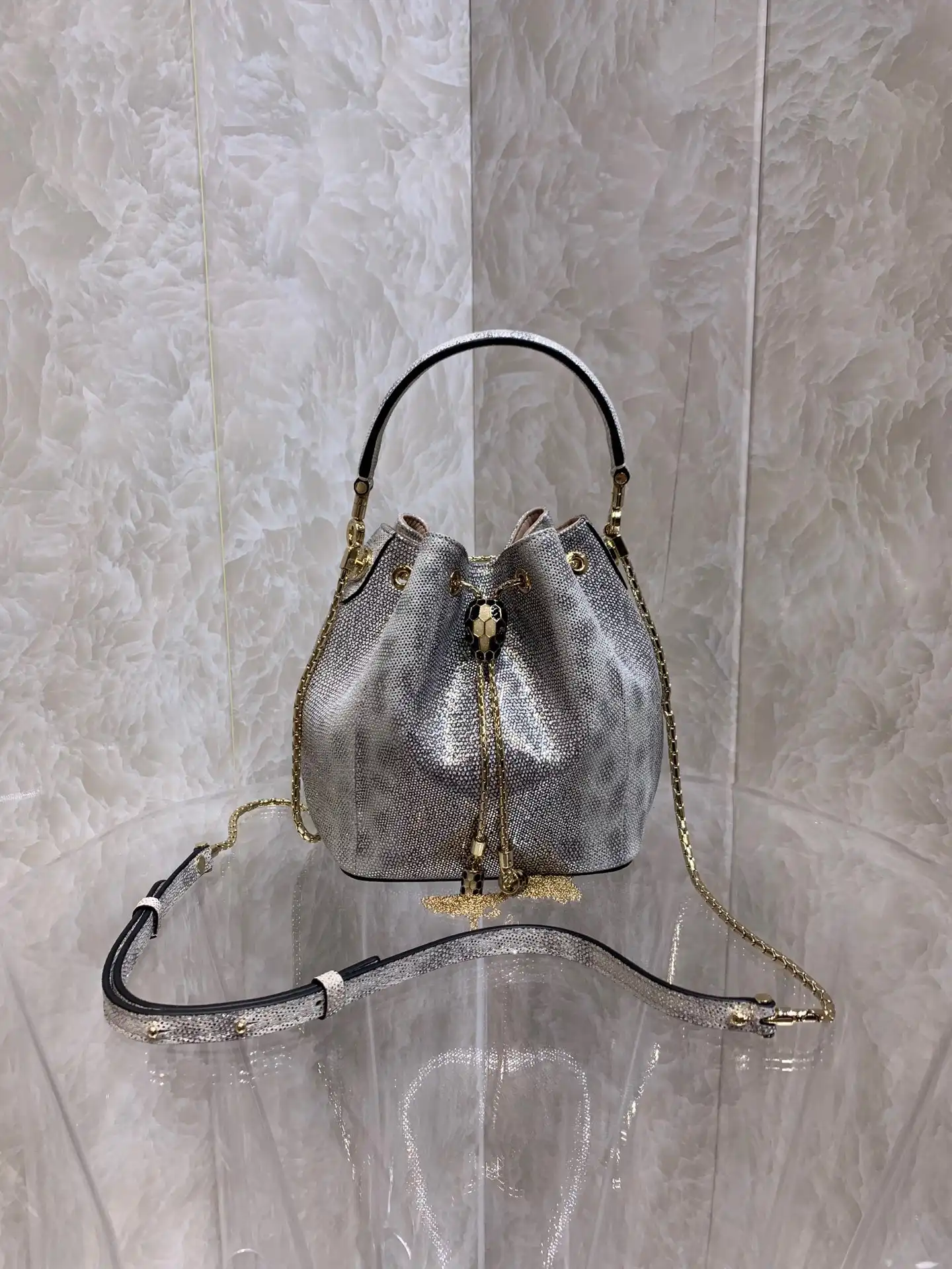 BVLGARI SERPENTI FOREVER BUCKET BAG 0122