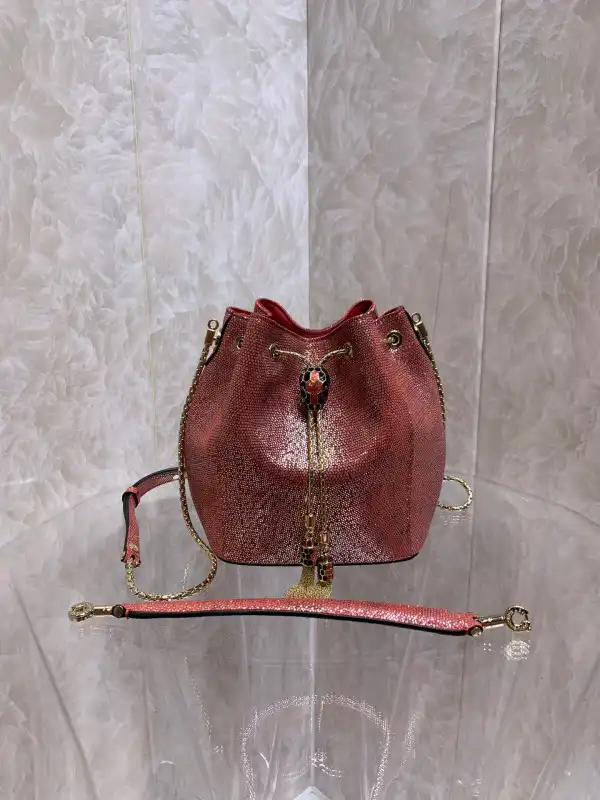 OldCobbler Bags BVLGARI SERPENTI FOREVER BUCKET BAG 0128