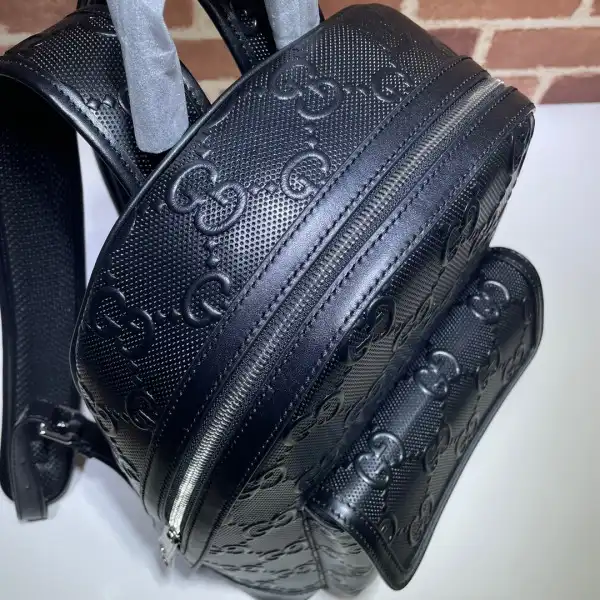 OldCobbler Bags GUCCI GG embossed backpack 0131