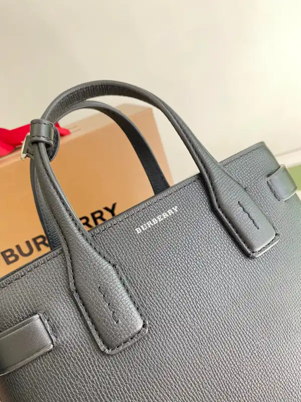 OldCobbler Bags BURBERRY Check Bowling Bag-26*12*19CM 0204