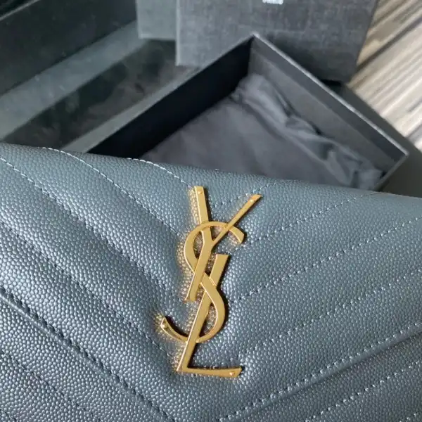 OldCobbler Bags YSL MONOGRAM LARGE FLAP WALLET 0202